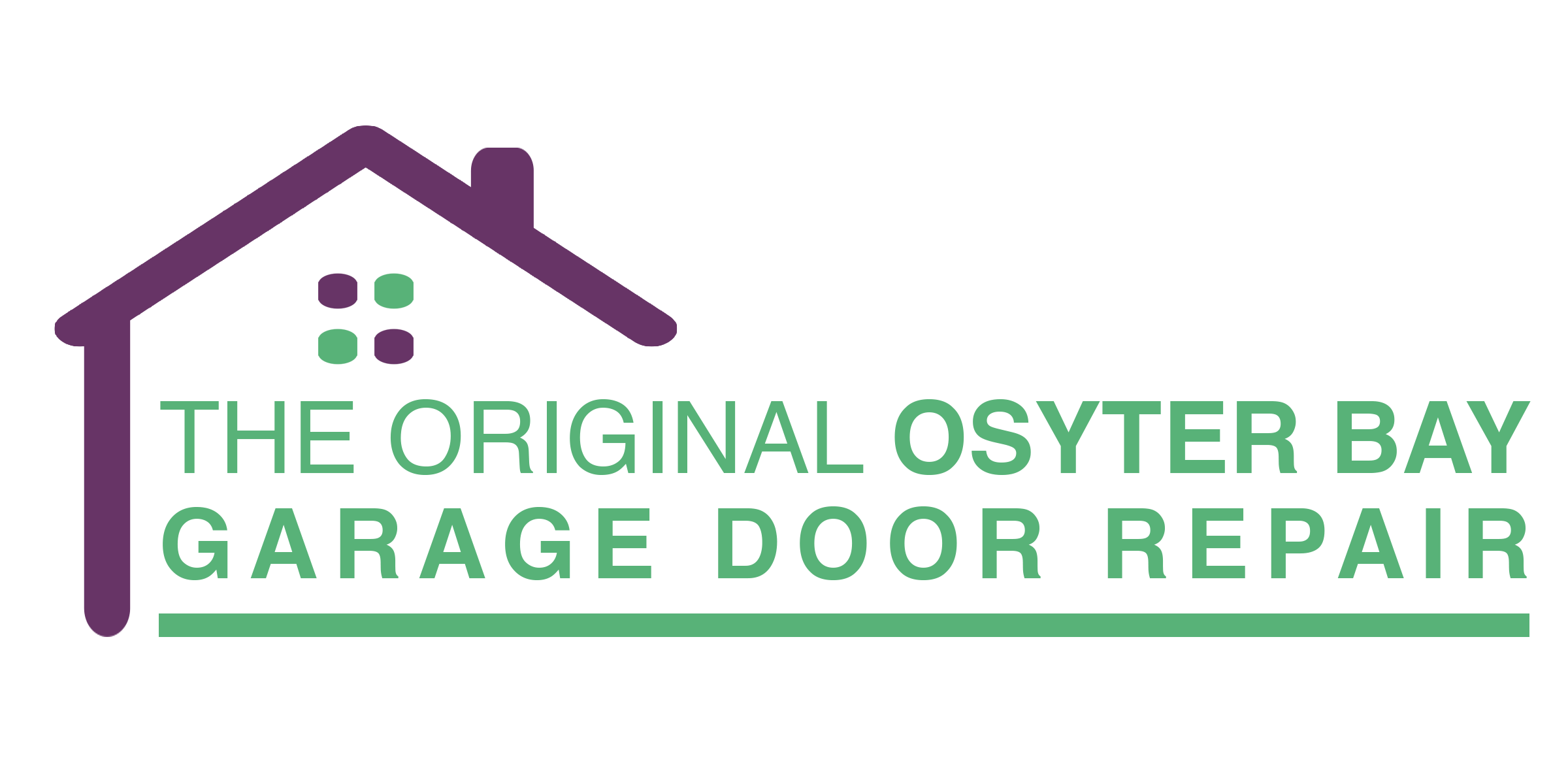 Oyster bay Garage door repair logo